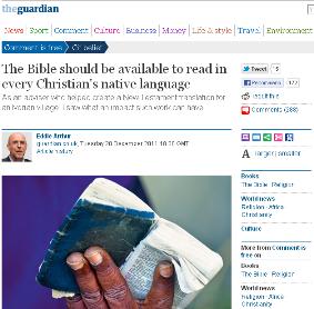 Eddie Arthur article on the Guardian website